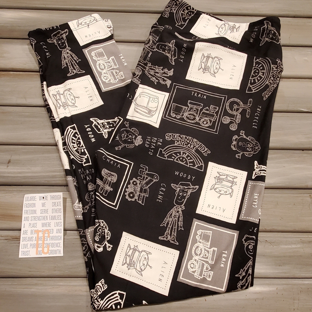 LuLaRoe Disney Leggings TC Toy Story Buzz and Woody Tall and Curvy NWOT